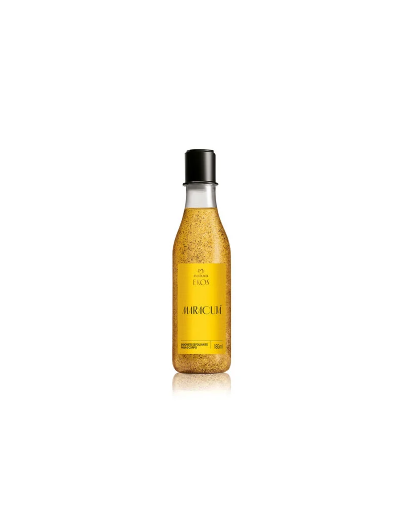 Sabonete L&iacute;quido Esfoliante para o Corpo Ekos Maracuj&aacute;, 185ml