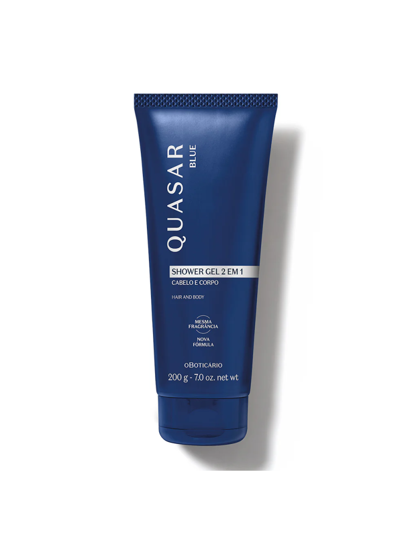 Quasar Blue Shower Gel Cabelo e Corpo, 200g