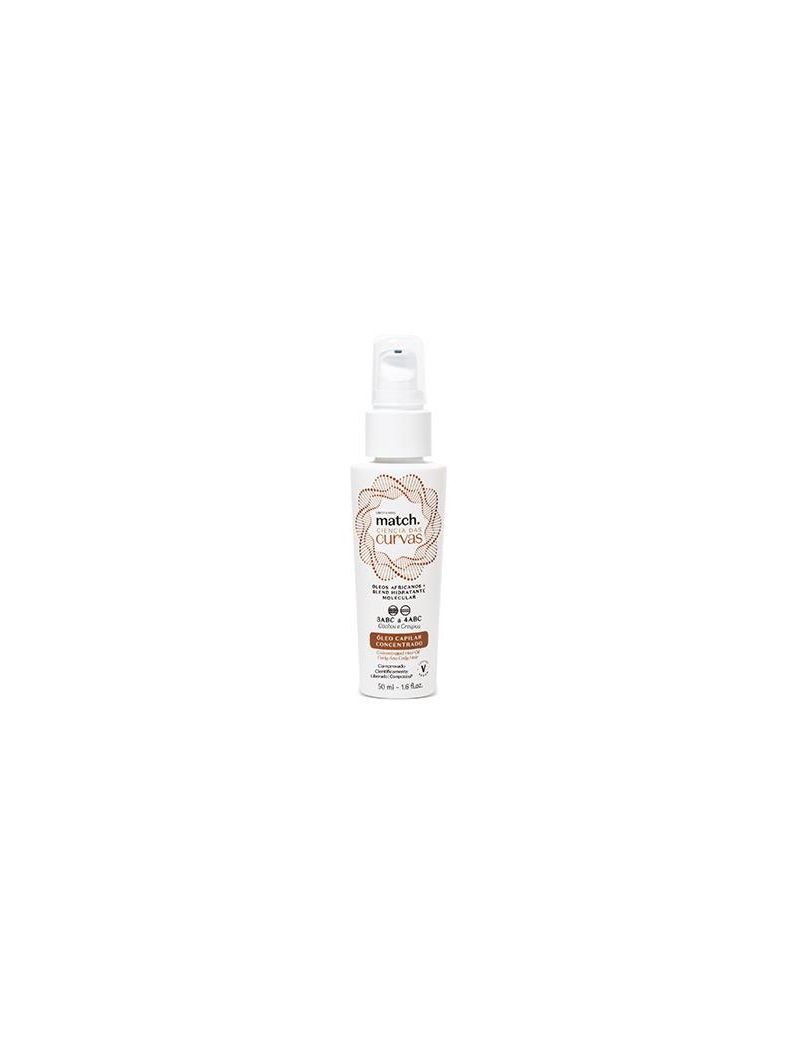 &Oacute;leo Capilar Multibenef&iacute;cios Match Ci&ecirc;ncia das Curvas, 50ml