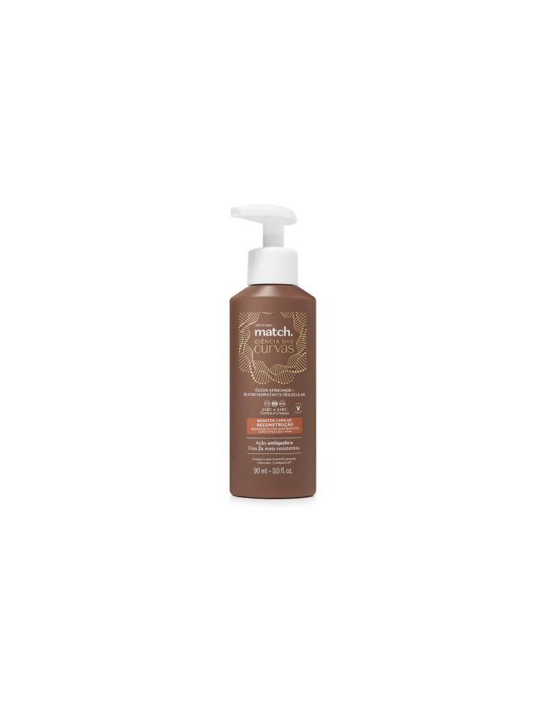 Booster Capilar Reconstru&ccedil;&atilde;o Match Ci&ecirc;ncia das Curvas, 90ml