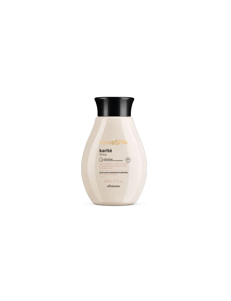 &Oacute;leo Hidratante Nativa Spa Karit&eacute;, 200ml
