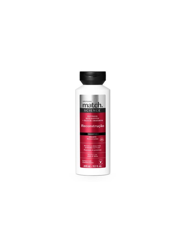 Shampoo Match Science Reconstru&ccedil;&atilde;o, 300ml