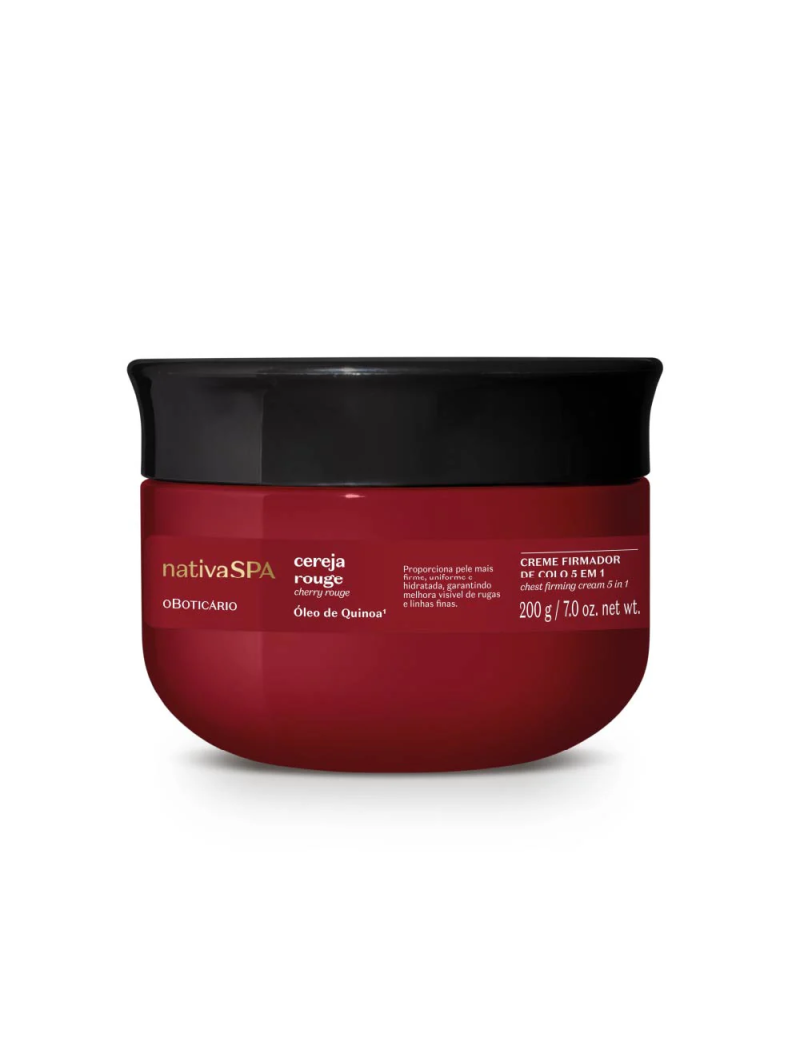 Creme Firmador de Colo 5 em 1 Nativa Spa Cereja Rouge 200g