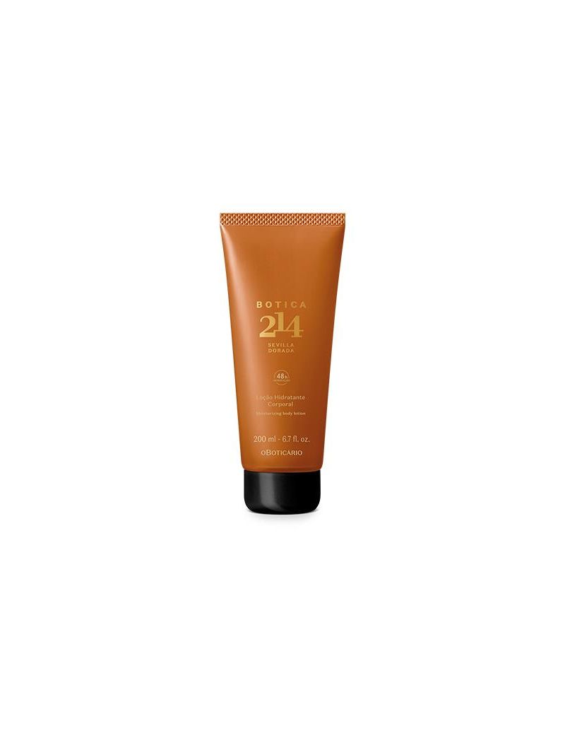 Lo&ccedil;&atilde;o Hidratante Corporal Botica 214 Sevilla Dorada, 200ml
