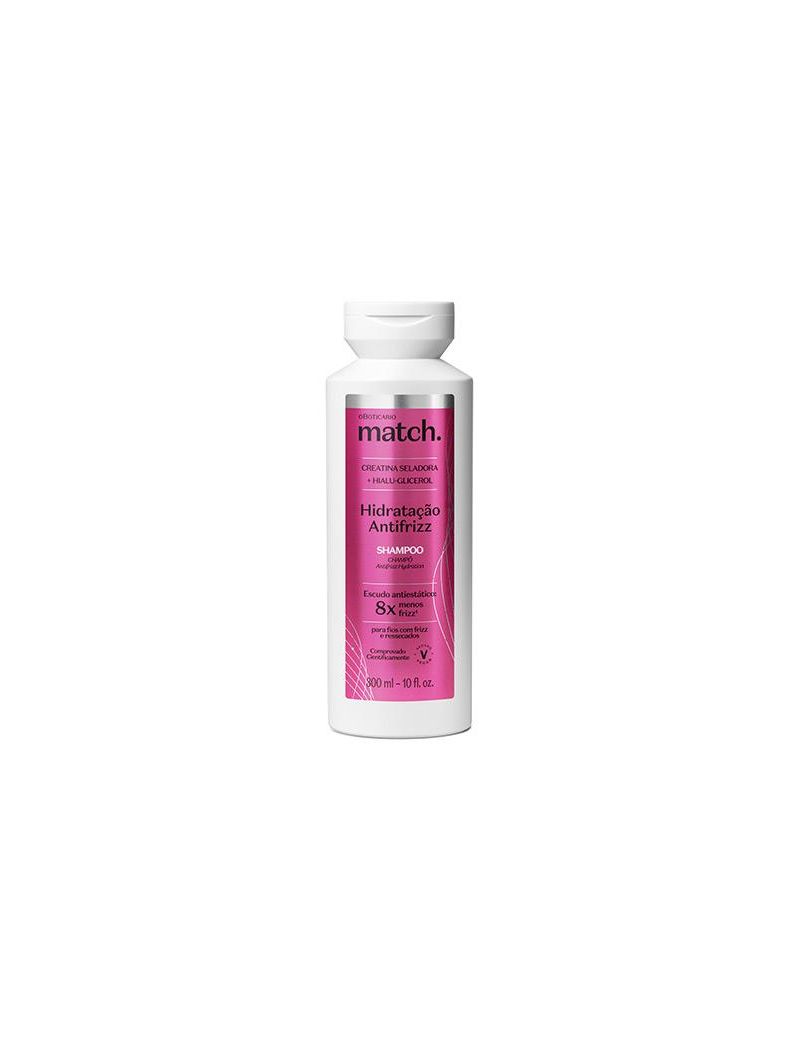 Match Shampoo Match Hidrata&ccedil;&atilde;o Antifrizz, 300ml