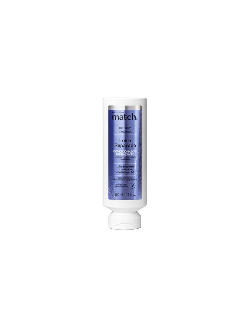 Condicionador Matizador Match Prote&ccedil;&atilde;o dos Loiros, 250ml
