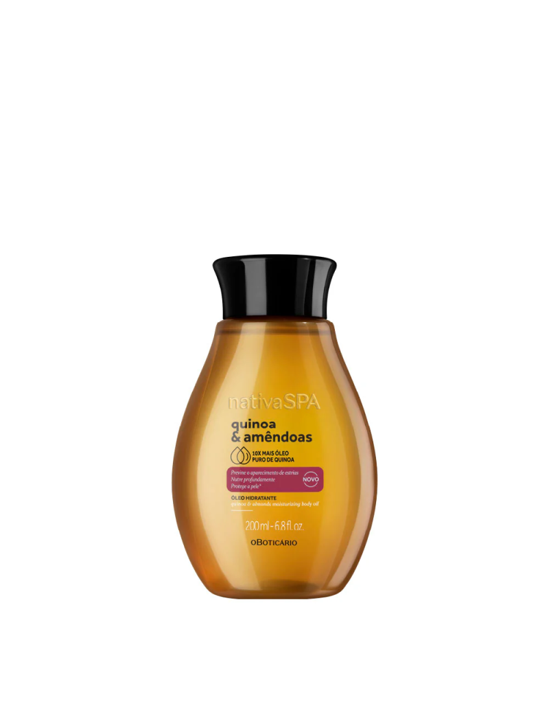 &Oacute;leo Hidratante Nativa Spa Am&ecirc;ndoas & Quinoa, 200ml