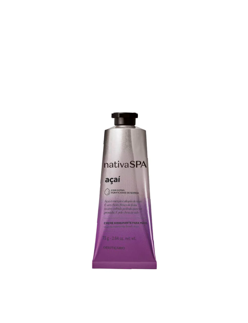 Creme de M&atilde;os Nativa Spa A&ccedil;a&iacute;, 75g