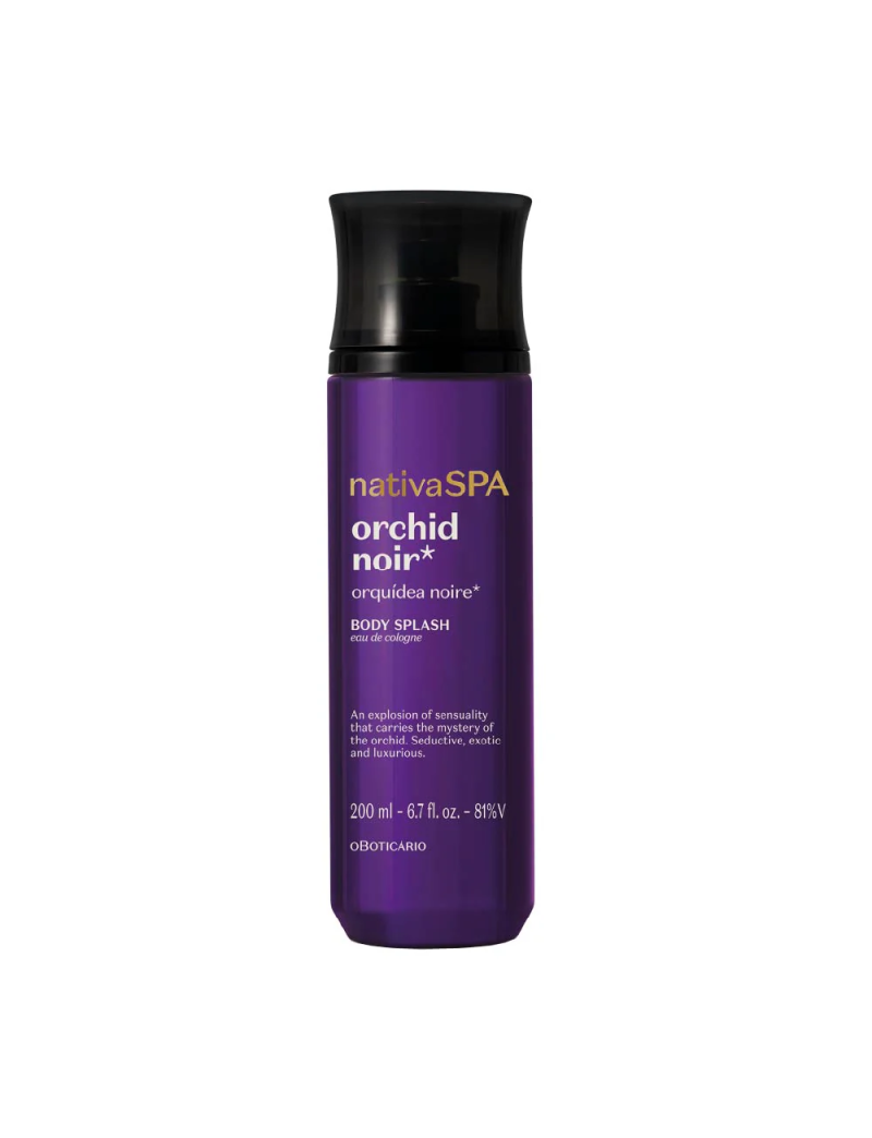 Body Splash Nativa Spa Orqu&iacute;dea Noire, 200ml