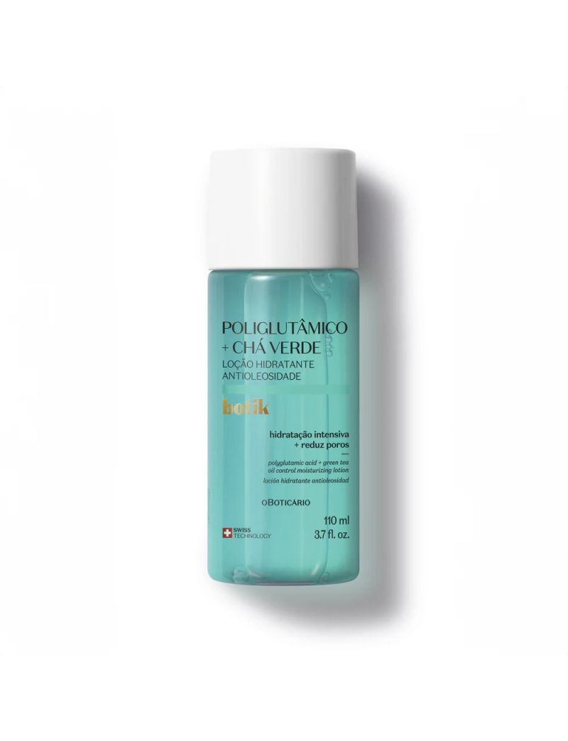 Lo&ccedil;&atilde;o Hidrata Antioleosidade Poliglut&acirc;mico+Ch&aacute; Verde Botik,110ml