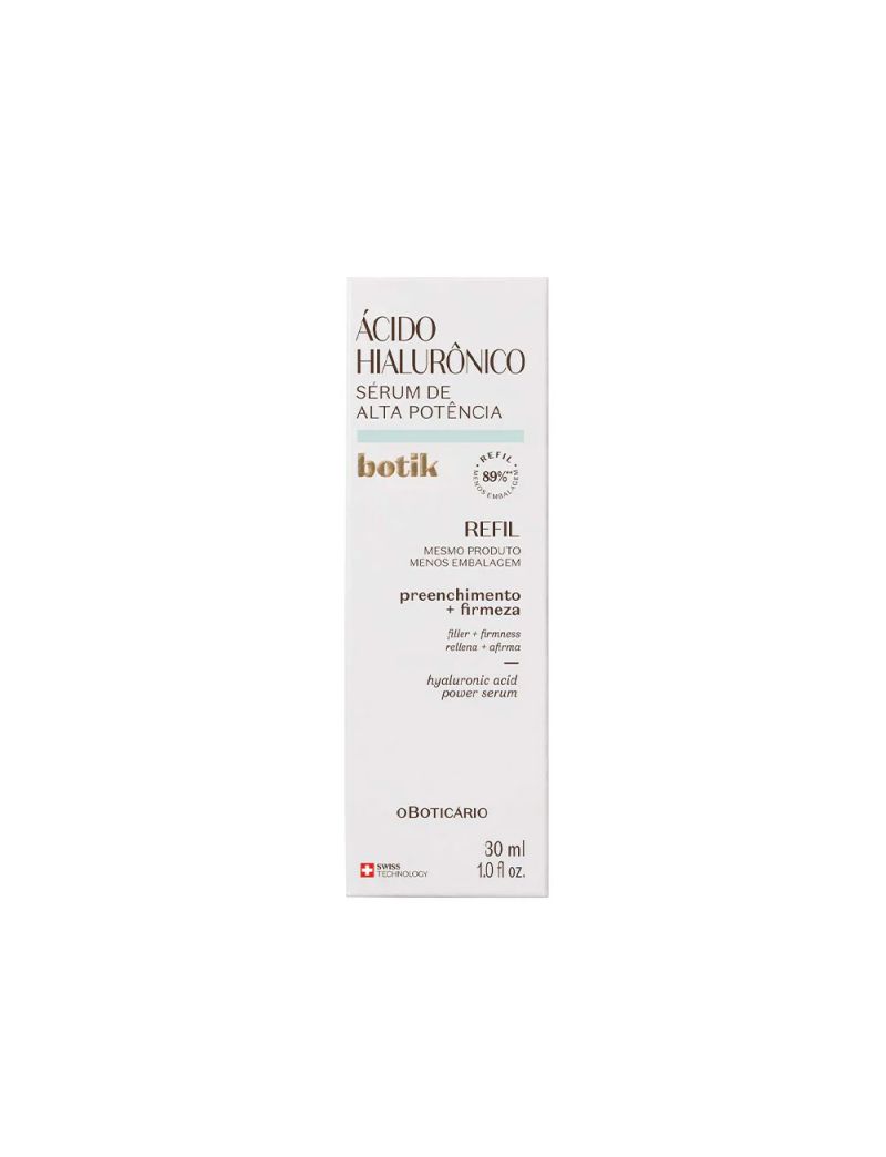 Refil S&eacute;rum de Alta Pot&ecirc;ncia &Aacute;cido Hialur&oacute;nico Botik 30ml