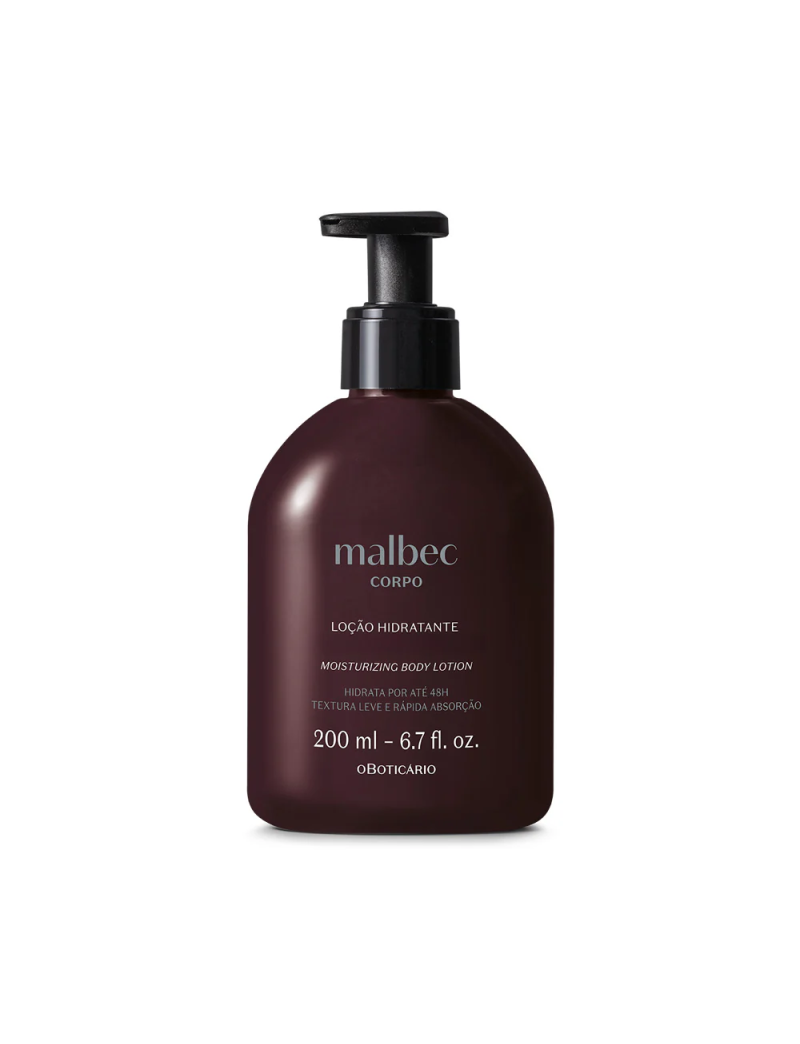 Lo&ccedil;&atilde;o Hidratante Corporal Malbec Brown, 200ml