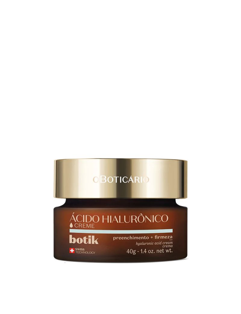 Creme Facial com &Aacute;cido Hialur&oacute;nico Botik, 40g