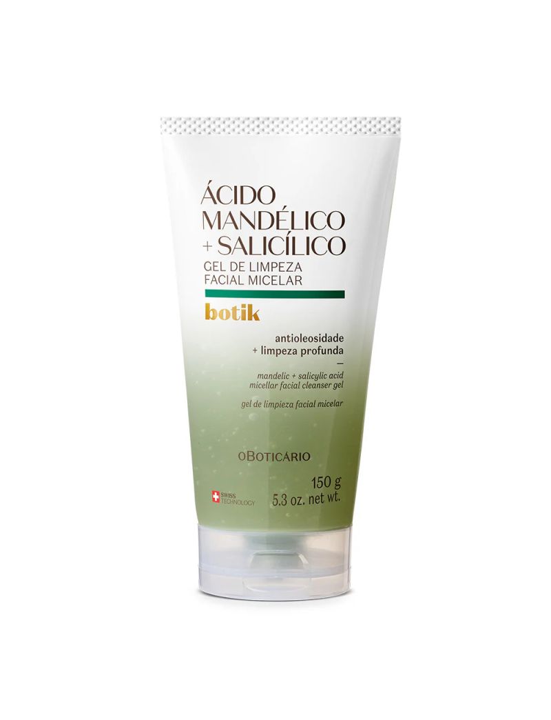 Gel Limpeza Facial Micelar &Aacute;cido Mand&eacute;lico+alic&iacute;lico Botik,150g