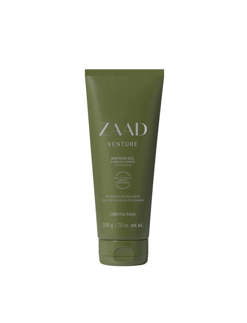 Zaad Venture Gel de Cabelo e Corpo 200g