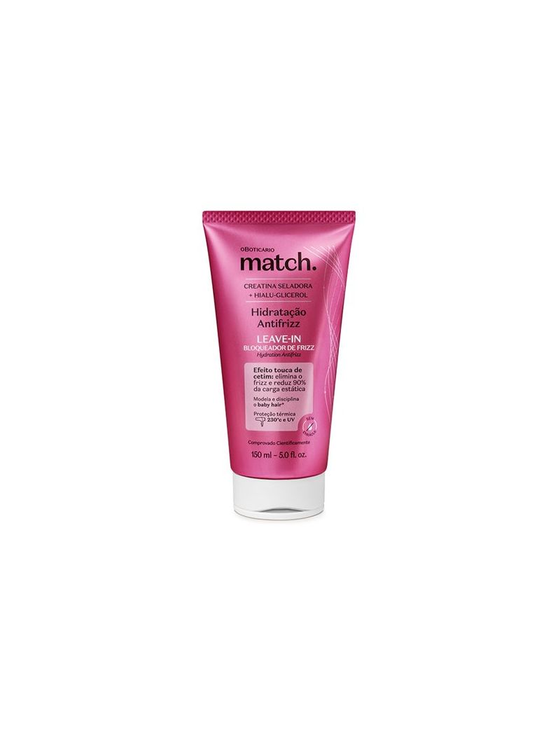 Match Hidratac&atilde;o Antifrizz Leave-In 150ml