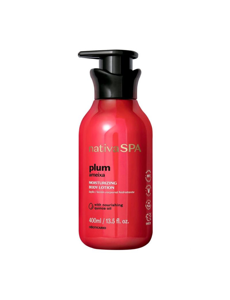 Lo&ccedil;&atilde;o Hidratante Nativa SPA Ameixa, 400ml