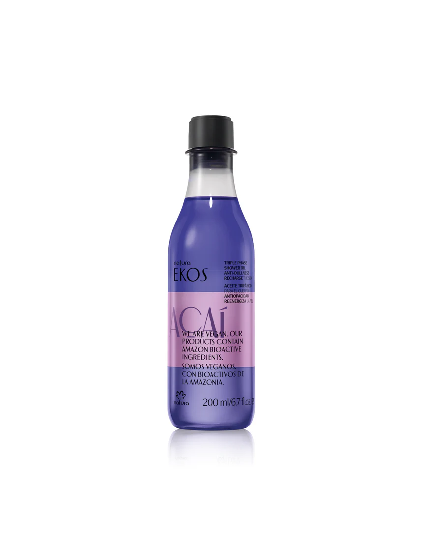 Óleo Trifásico Corporal Ekos Açaí, 200ml