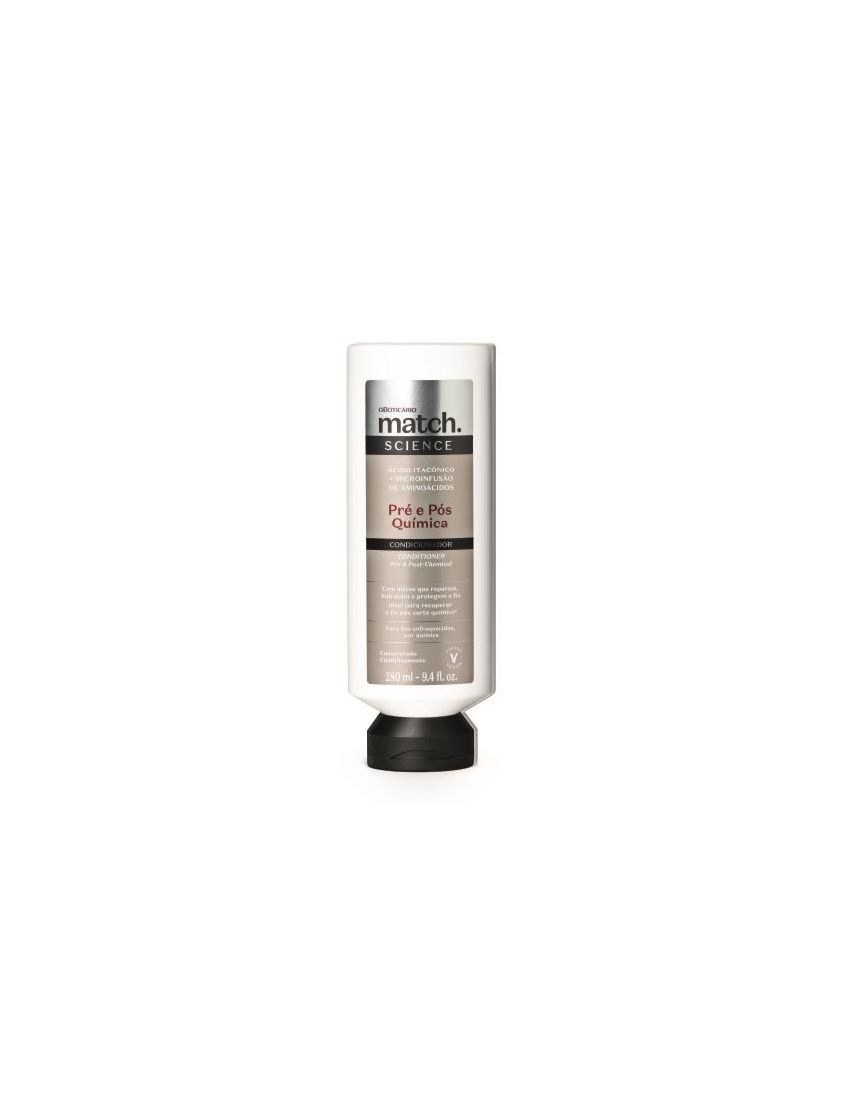 Condicionador Match Science Pré e Pós-Química, 280ml