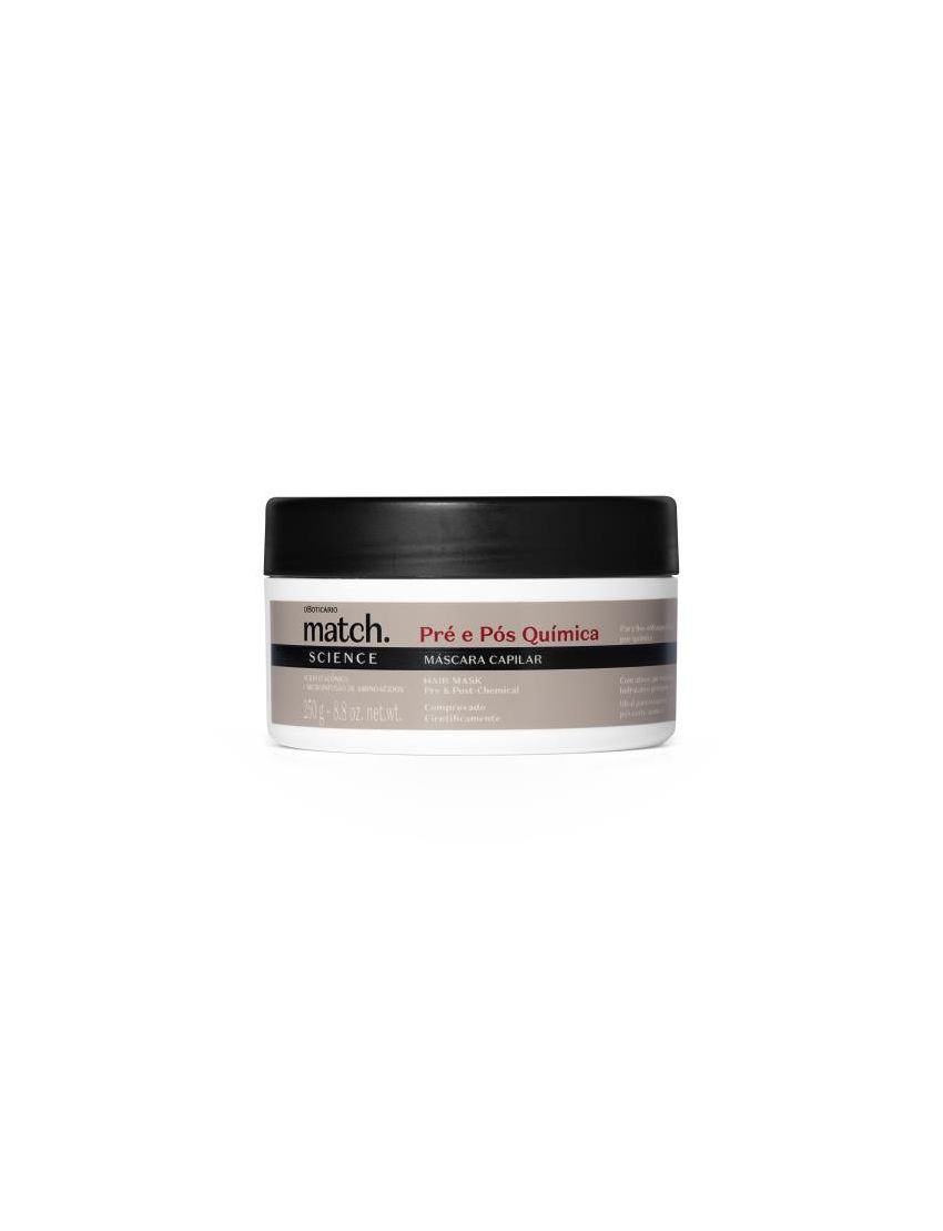 Máscara Capilar Match Science Pré e Pós-Química, 250g