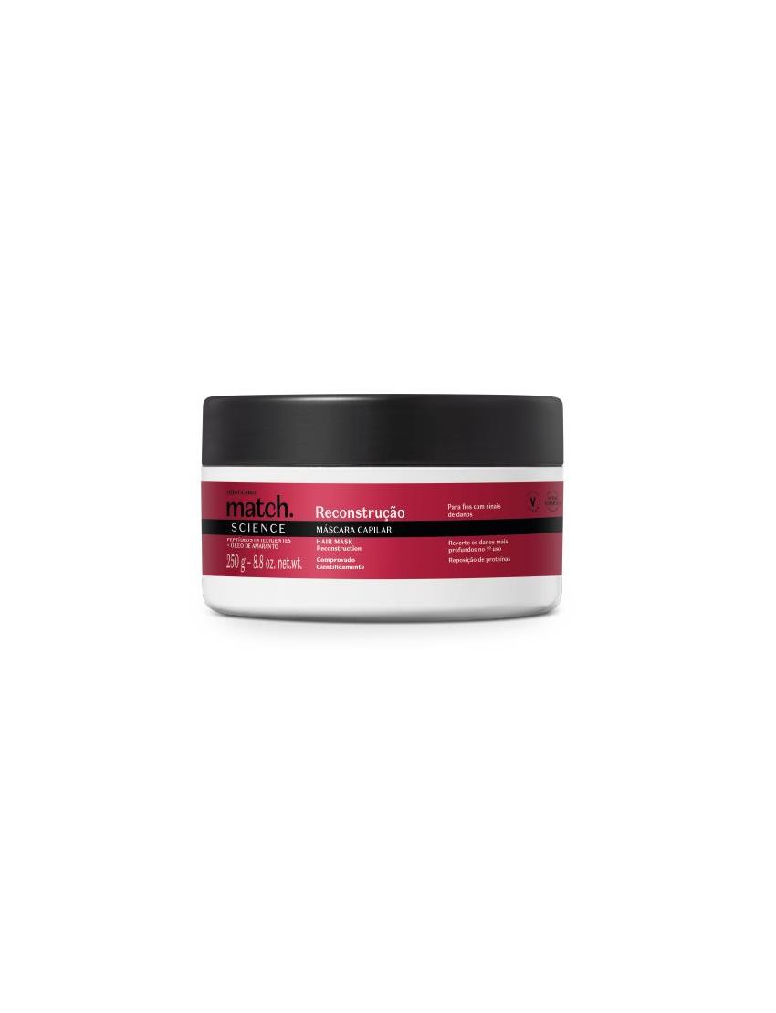 Máscara Capilar Match Science Reconstrução, 250g