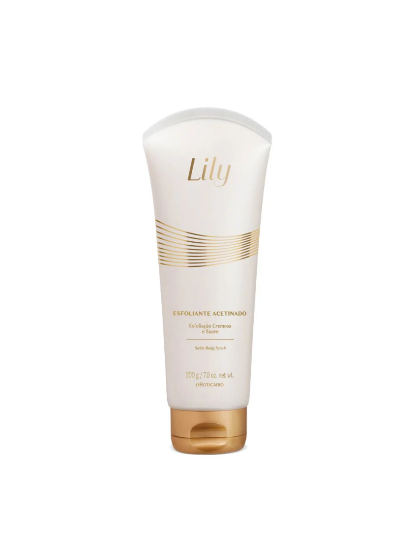 Esfoliante Hidratante Acetinado Lily, 200g