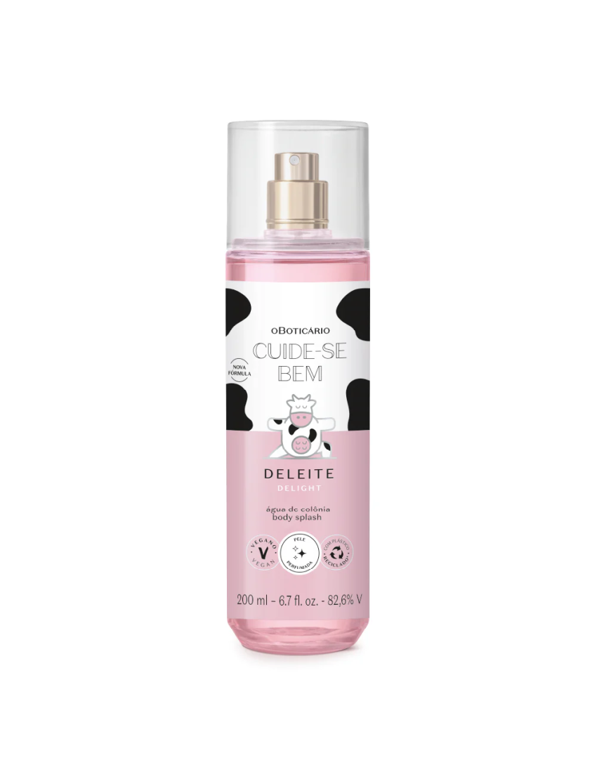 Body Splash Cuide-se Bem Deleite, 200ml