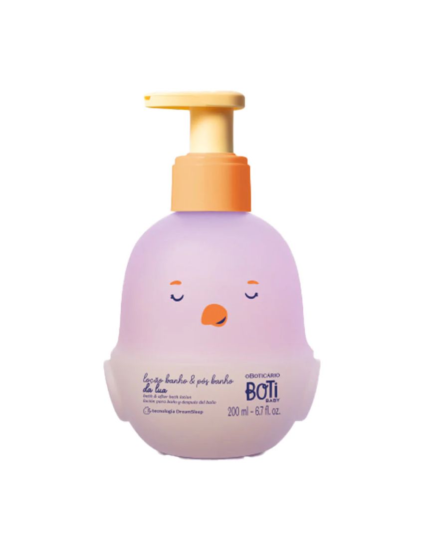 Loção Corporal Banho e Pós-Banho Boti Baby Lua 200ml