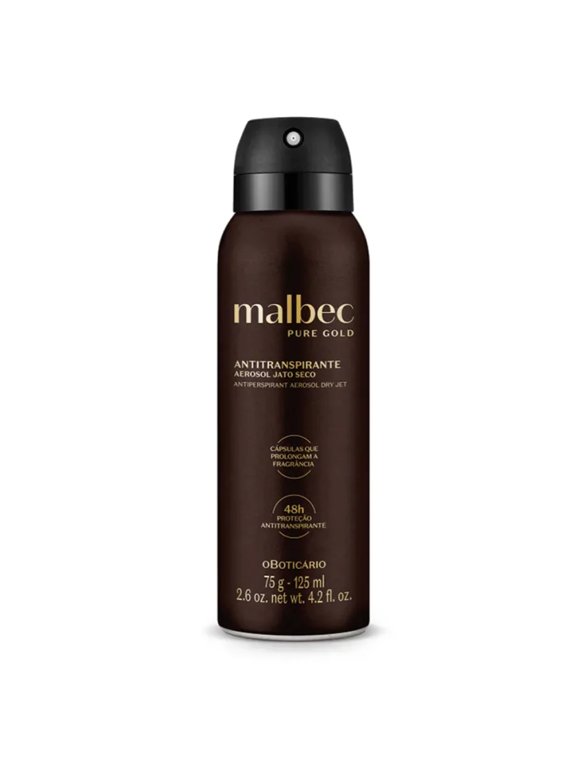 Desodorizante em Spray Malbec Gold 125ml