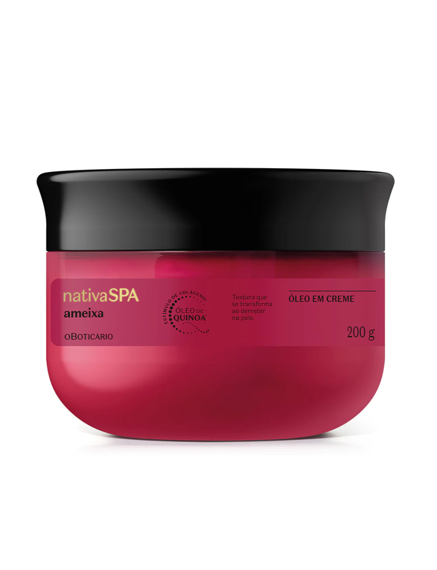 Óleo em Creme Corporal Nativa Spa Ameixa 200g