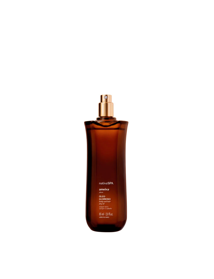 Óleo Glorioso para Corpo e Cabelo Nativa SPA Ameixa, 85ml
