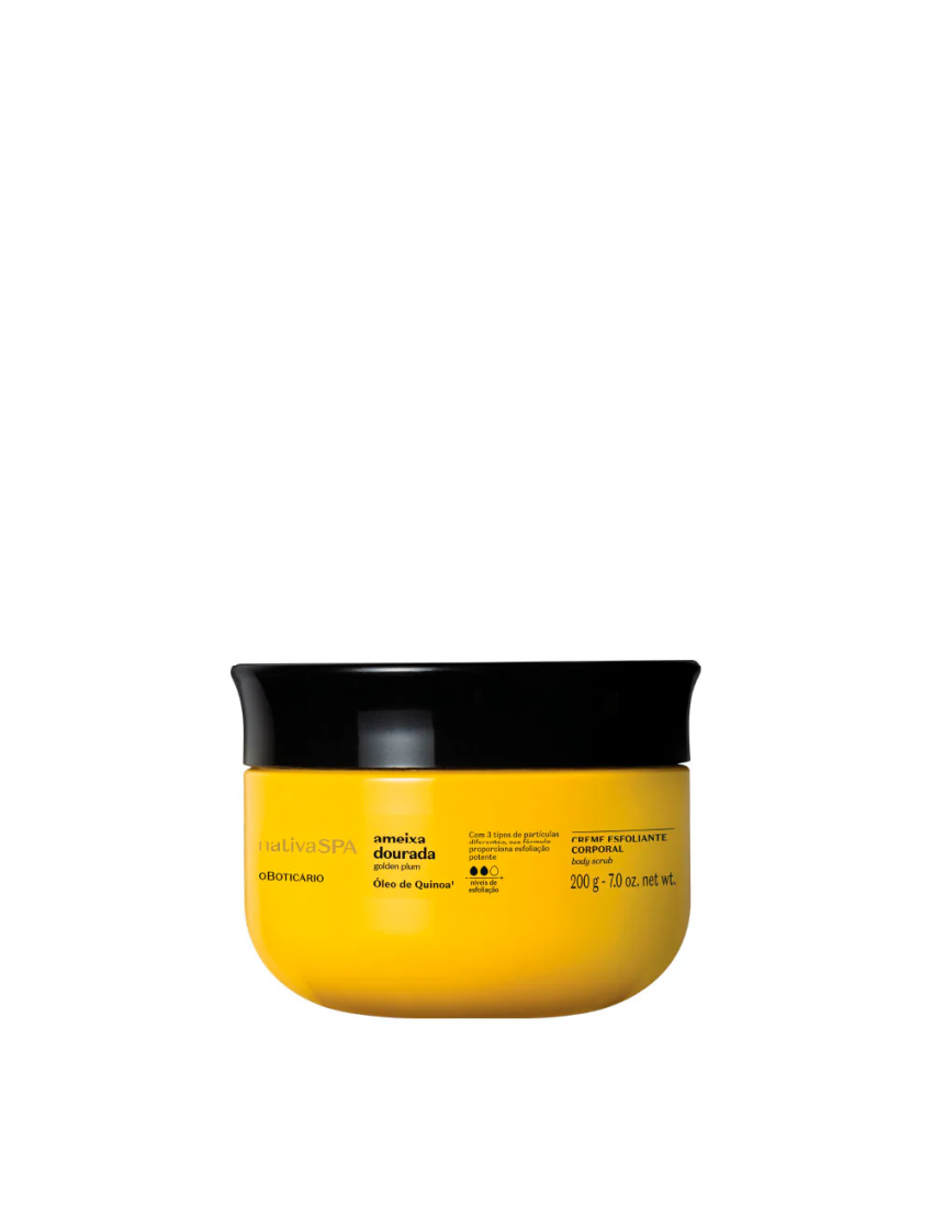 Creme Esfoliante Corporal Nativa Spa Ameixa Dourada, 200g
