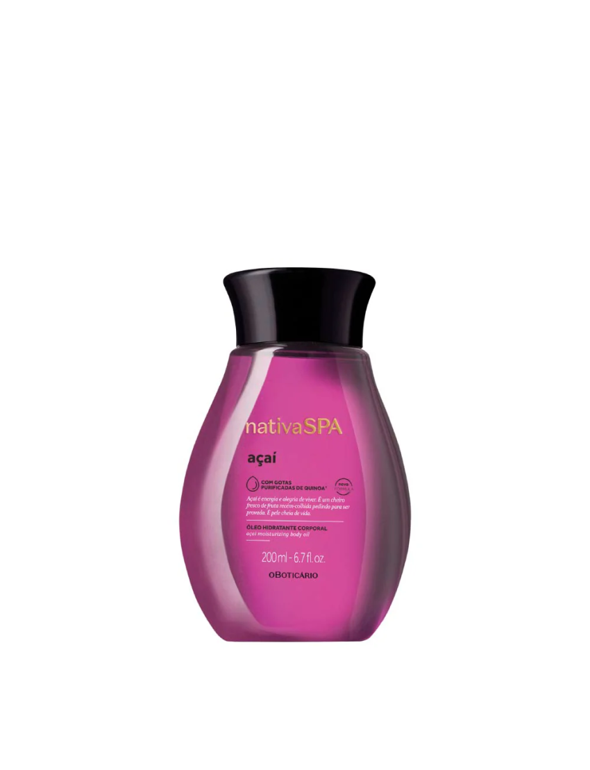 Óleo Hidratante Nativa Spa Açaí, 200ml