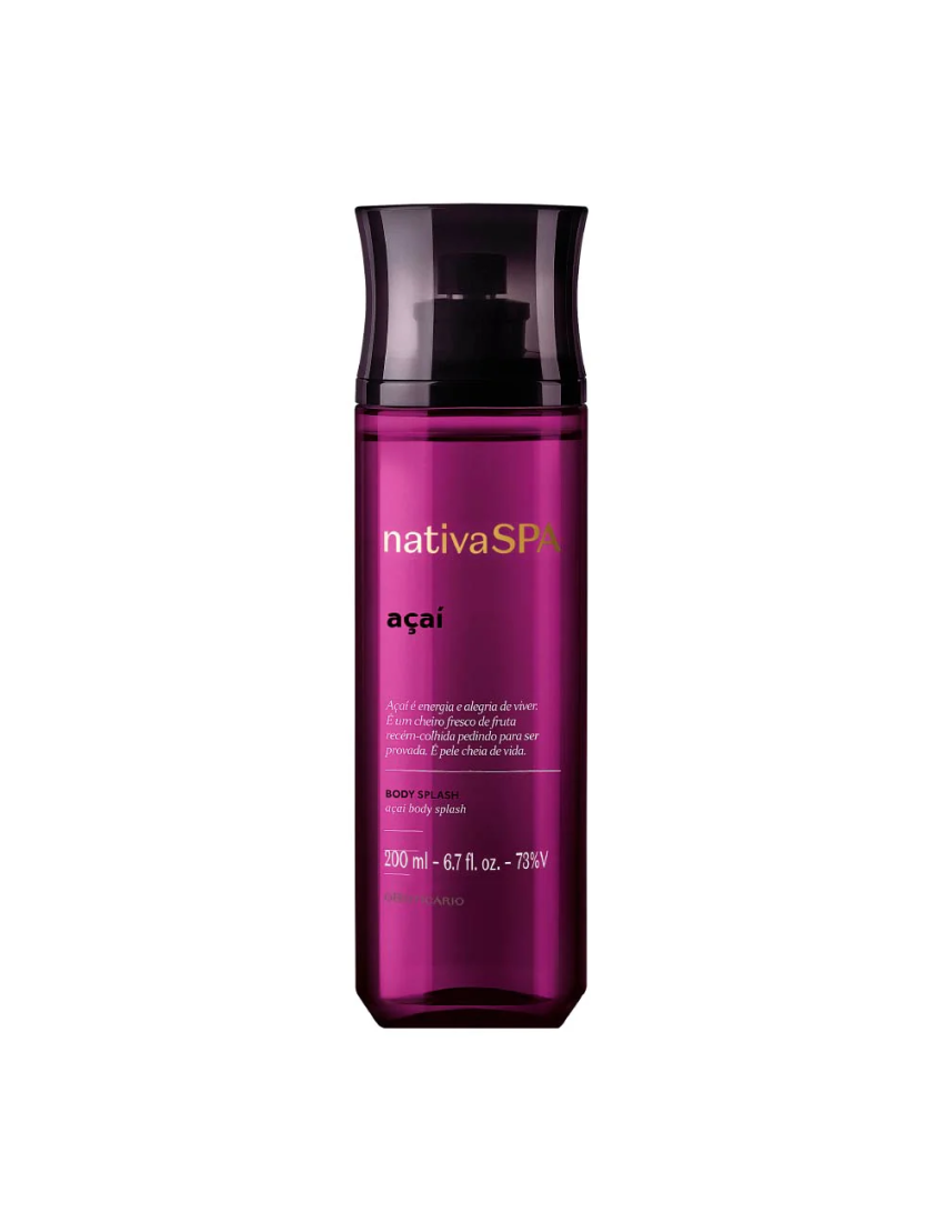 Body Splash Nativa Spa Açaí, 200ml