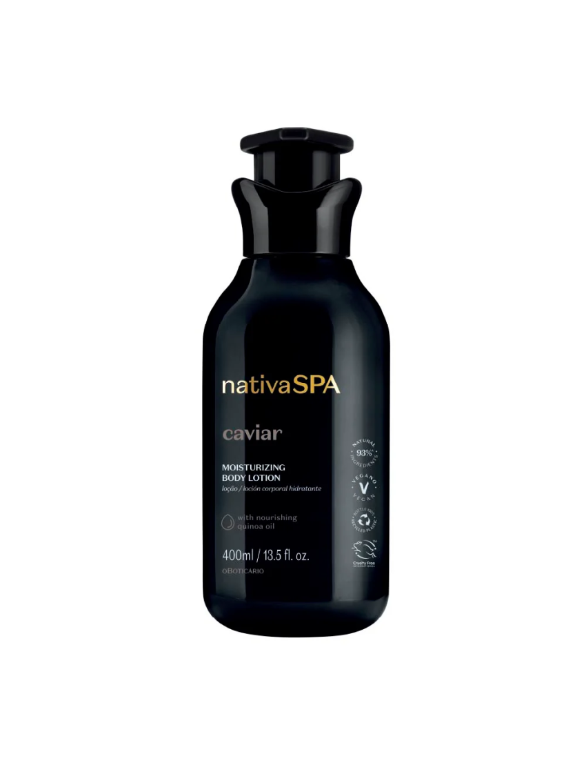 Loção Hidratante Nativa Spa Caviar, 400ml