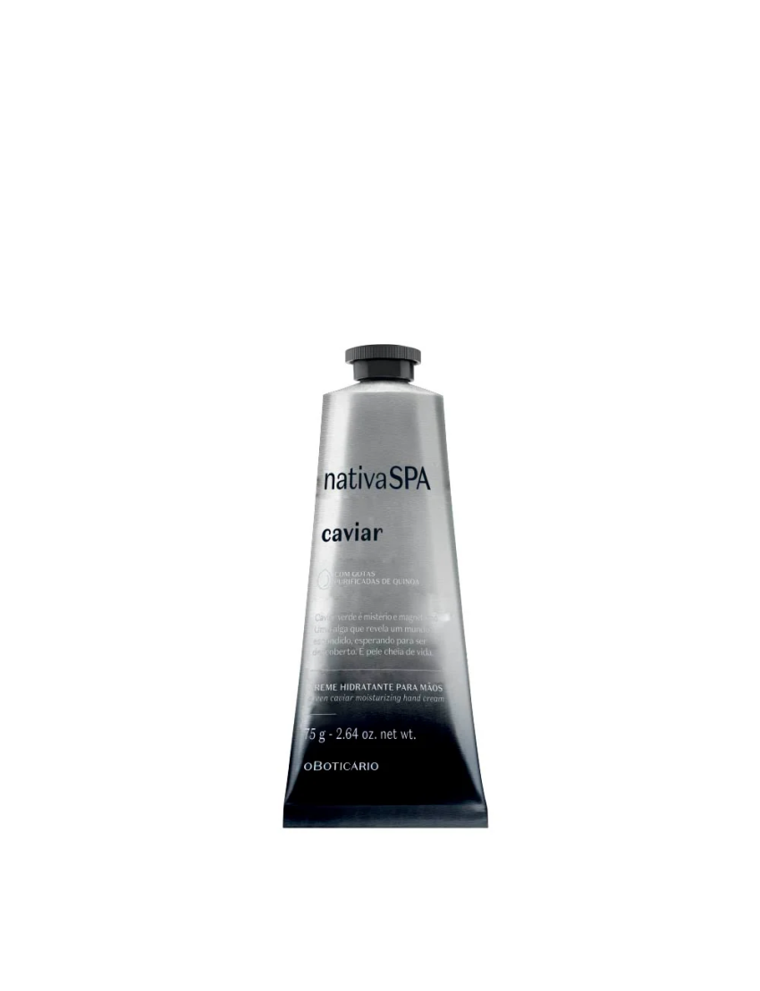 Creme de Mãos Nativa Spa Caviar, 75g