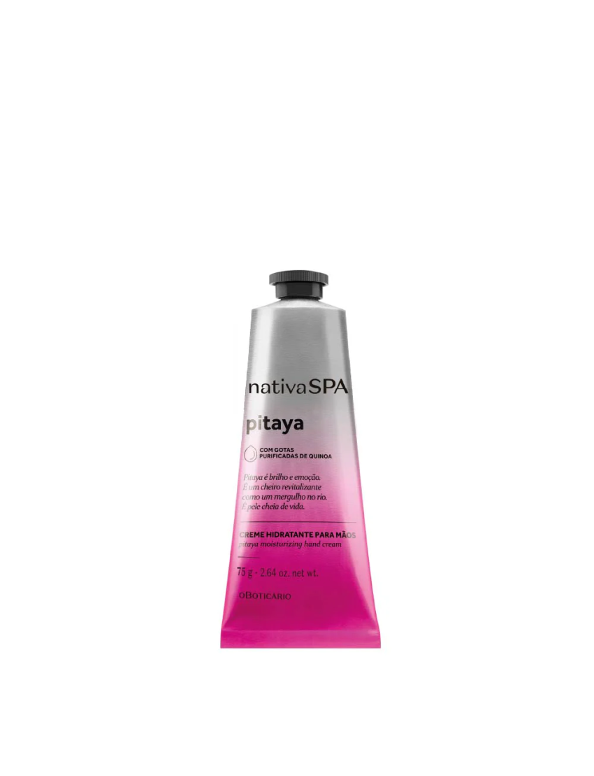 Creme de Mãos Nativa Spa Pitaya, 75g