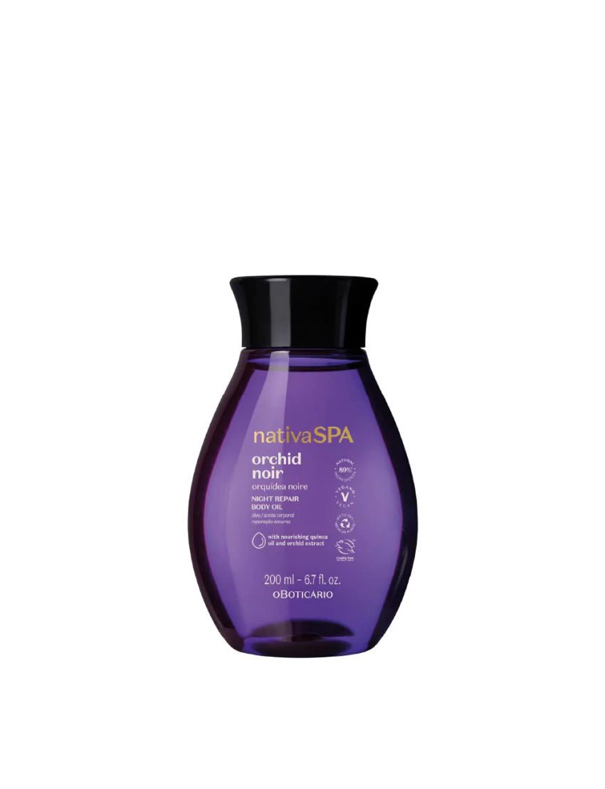Óleo Corporal Hidratante Nativa Spa Orquídea Noire, 200ml