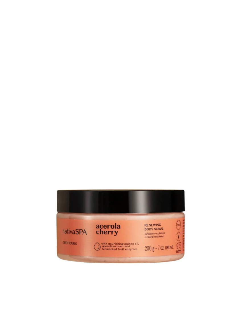 Esfoliante Corporal Nativa Spa Acerola Cherry, 200g