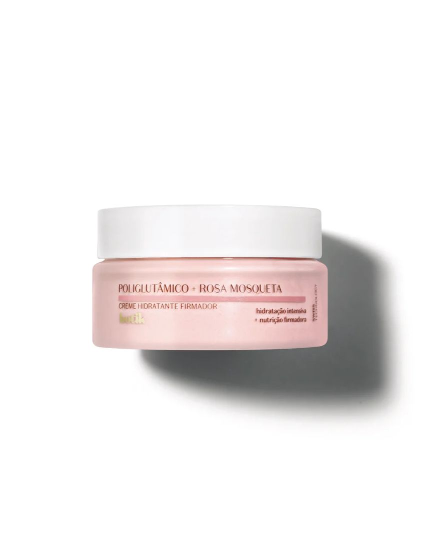 Creme Hidrata Firmador Poliglutâmico + Rosa Mosqueta Botik,50g