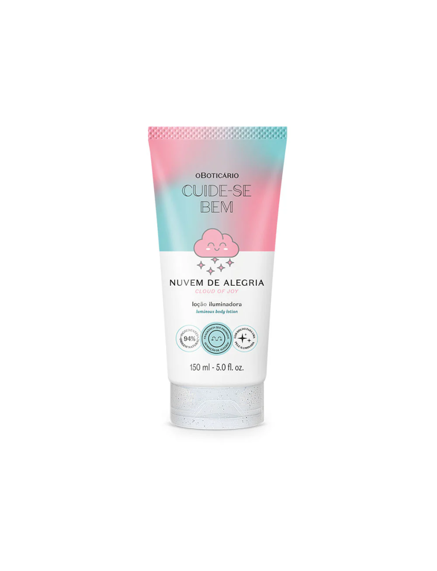 Cuide-se Bem Nuvem  Alegria Loção Hidratante Iluminadora, 150ml