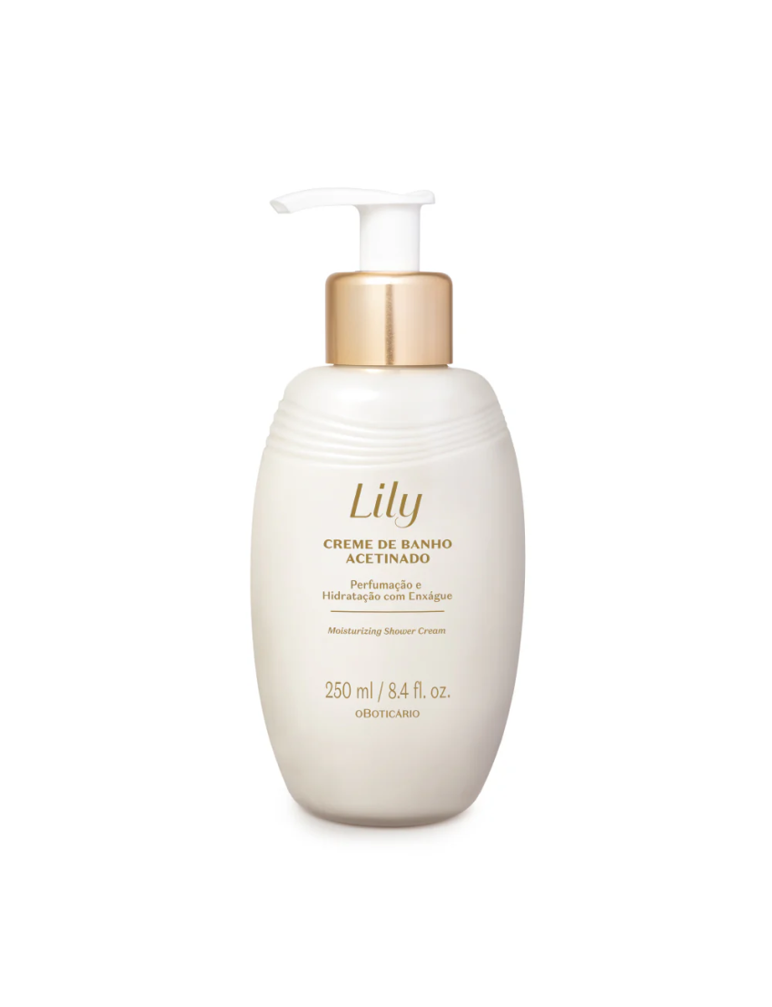 Creme de Banho Acetinado Lily, 250ml