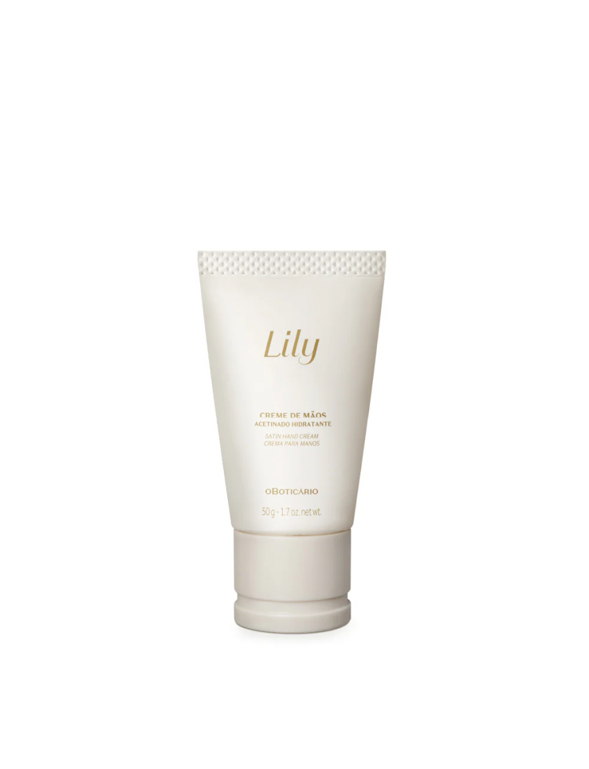 Creme de Mãos Acetinado Hidratante Lily, 50g