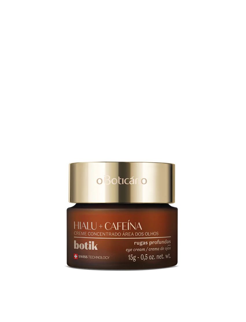Creme Concentrado olhos Botik Ácido Hialurónico/Cafeína,15g