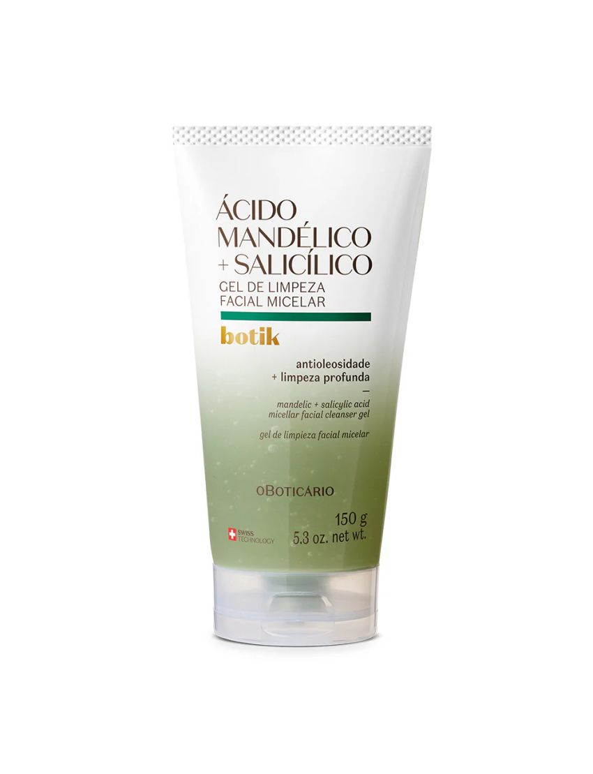 Gel Limpeza Facial Micelar Ácido Mandélico+alicílico Botik,150g