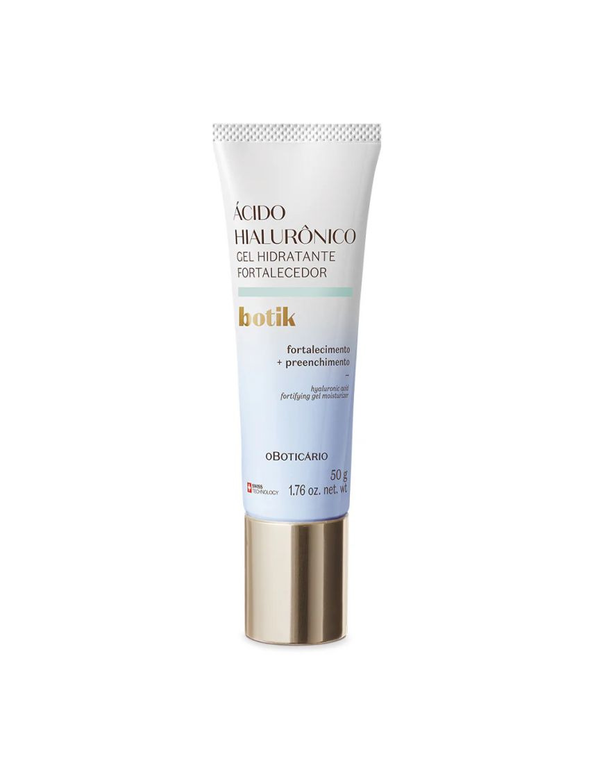 Gel Hidratante Fortalecedor Ácido Hialurónico Botik 50g