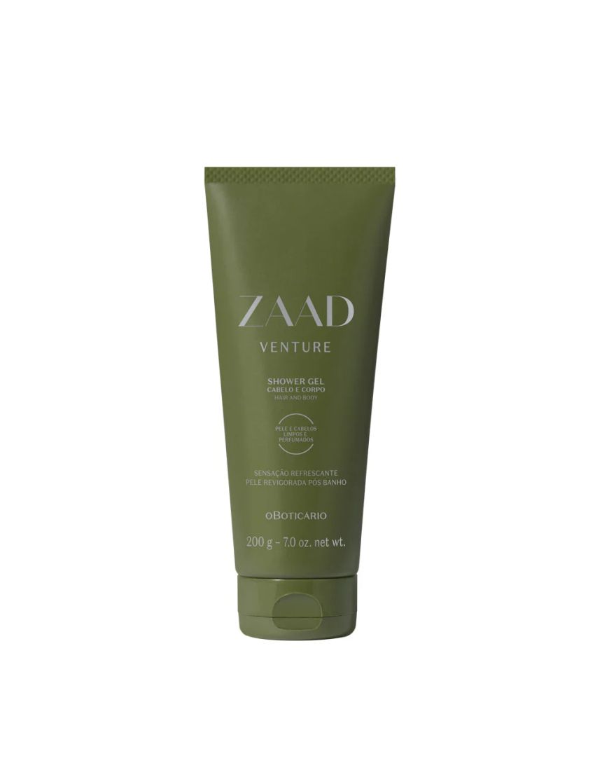 Zaad Venture Gel de Cabelo e Corpo 200g