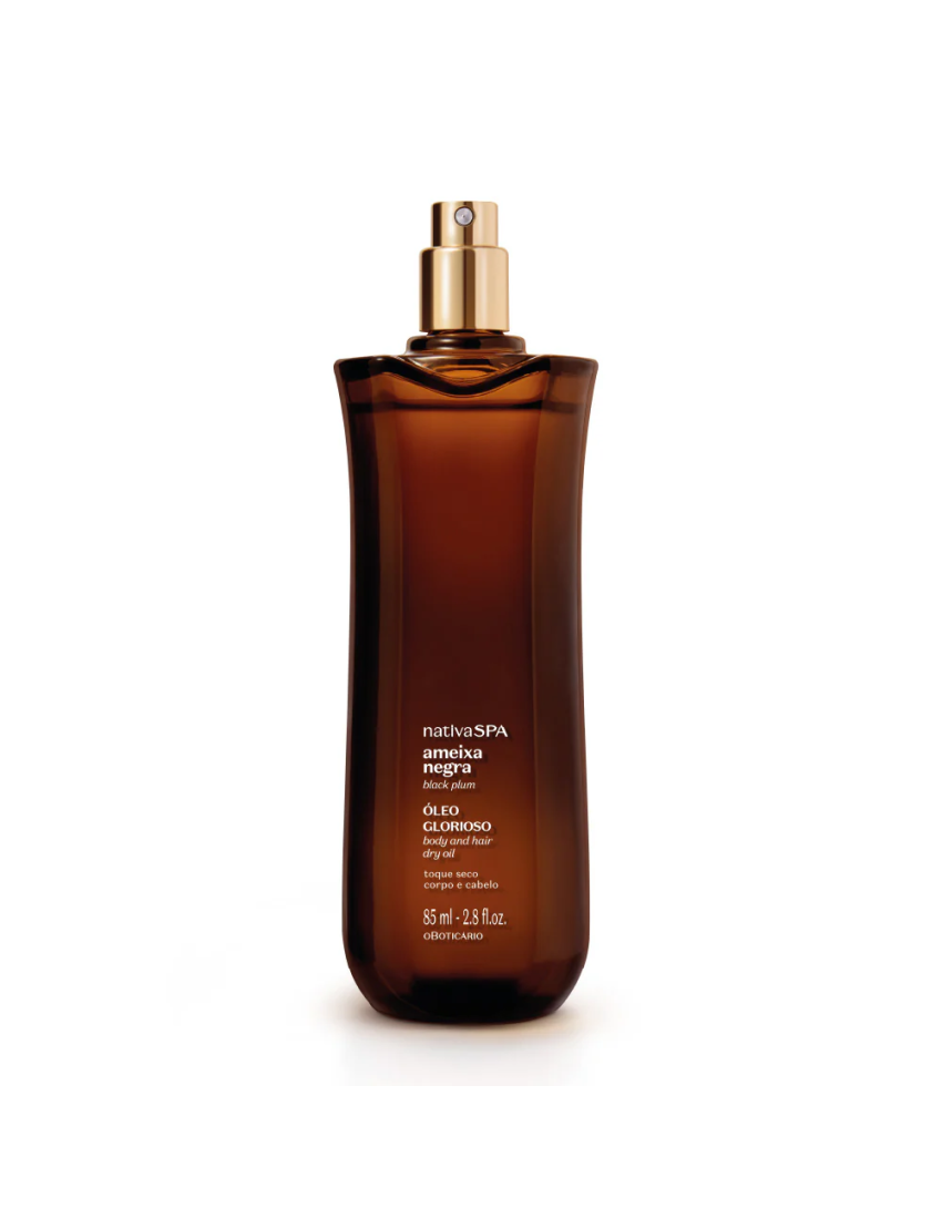 Óleo Glorioso para Corpo e Cabelo Nativa SPA Ameixa Negra, 85ml