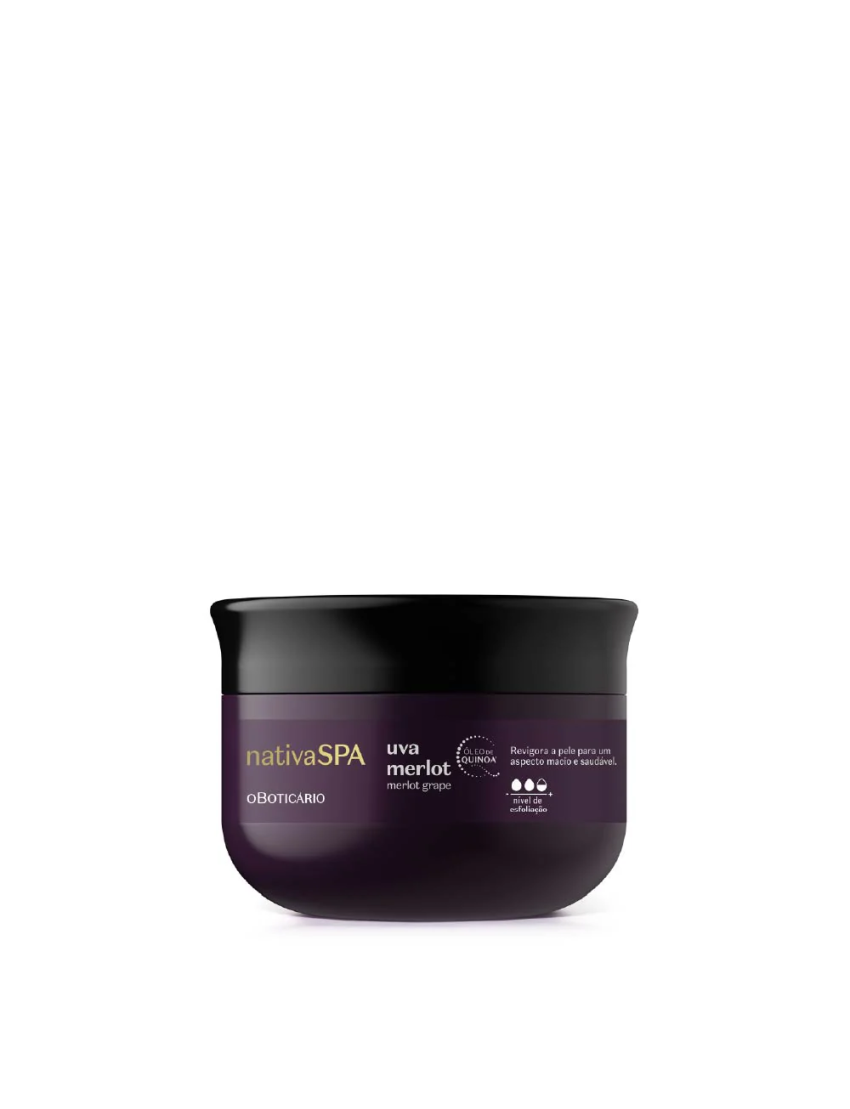 Esfoliante Corporal Nativa Spa Uva Merlot 180g