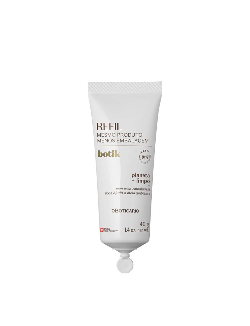 Refil Gel Creme Facial Ácido Hialurónico Botik, 40g